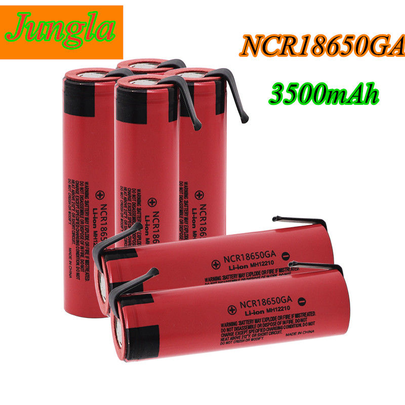 NCR 18650GA 20A discharge 3.7V 3500mAh 18650 Battery rechargeable battery for toy flashlight flat-top lithium battery