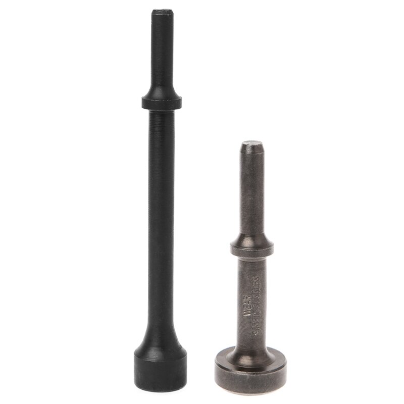 2Pcs Smoothing Pneumatische Drifts Lucht Hamer Bit Set Uitgebreid Lengte Gereedschappen 4XFD