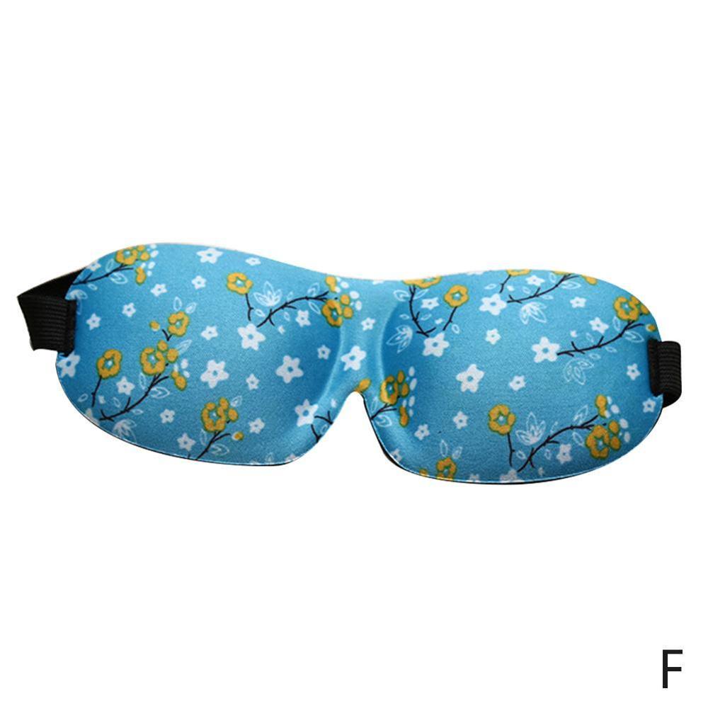 3D máscara de dormir transpirable mascarilla para dormir visera cubierta de sombra suave portátil venda de parche para los hombres las mujeres dormir bien