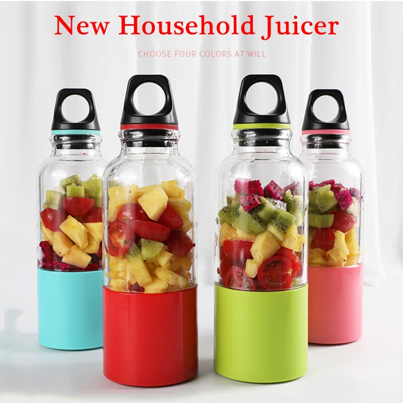 Juicepresser blender elektrisk kjøkkenmikser juicer fruktkopp liten bærbar mini food prosessor 45 sekunder rask juice