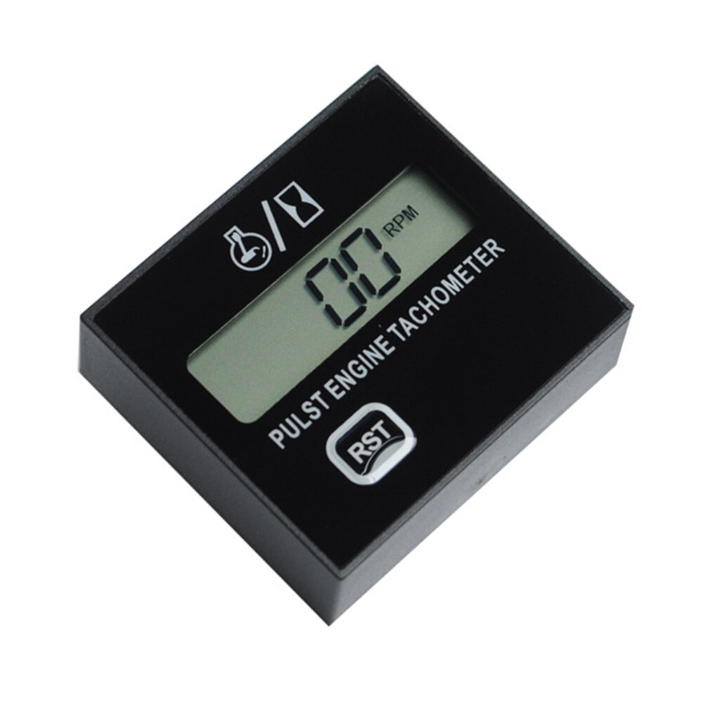 Motorcycle Chainsaw High Tachometer Gasoline Engine Lawn Digital Display Inductive Pulse Speed Tachometer