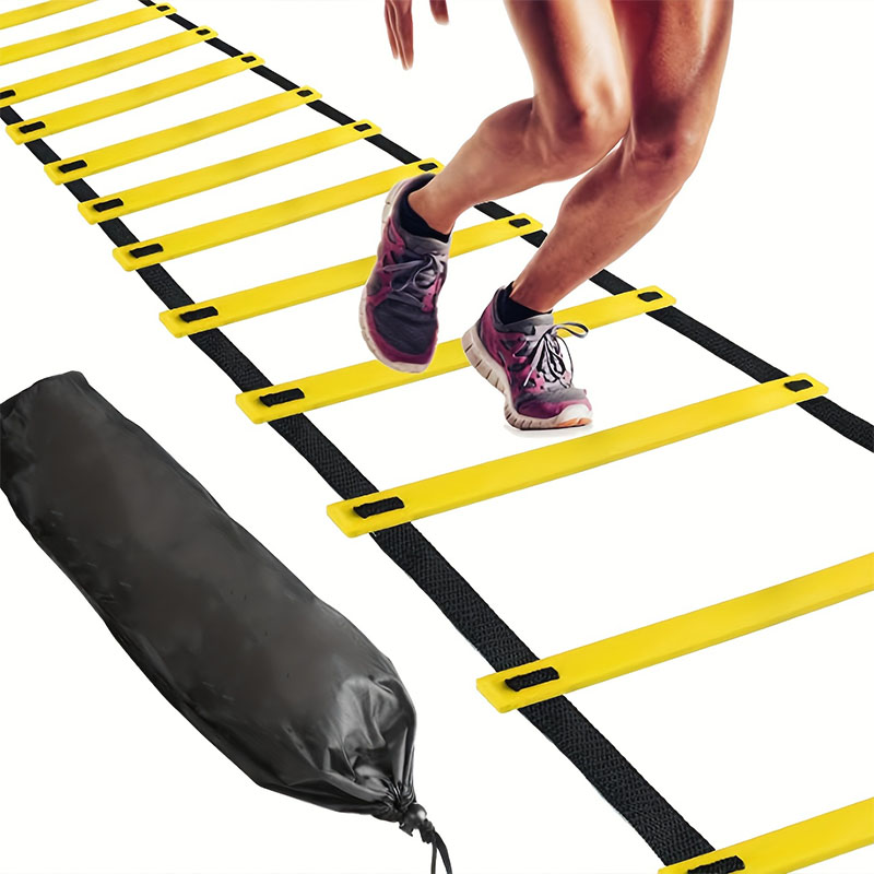 Escaleras de agilidad, correas de nailon para entrenamiento de velocidad y flexibilidad deportiva, equipo de escalera energética para entrenamiento de fútbol y agilidad