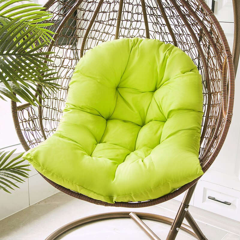 Ei Stoel Mat Swing Hangmat Kussen Schommelstoel Kussen Cradle Kussen Tuin Outdoor Indoor Home Decor Zonder Swing Stoel: Apple Green Cushion