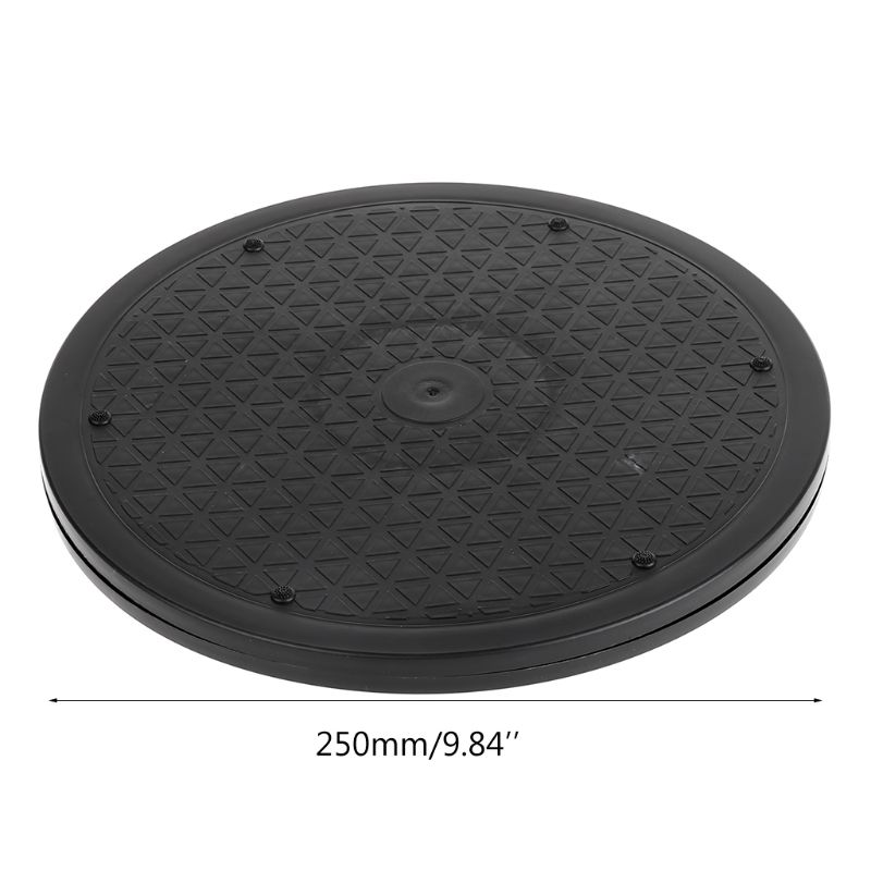 10" Round Bonsai Turntable Rotating Plate Wheel Revolving Home Kitchen Display: 25cm