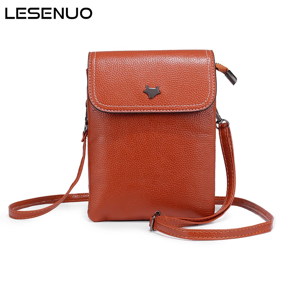 LESENUO Crossbody Bags Cell Phone Shoulder Simplicity Mini Summer Shoulder Bag Card Holder for Women Wallet Purse