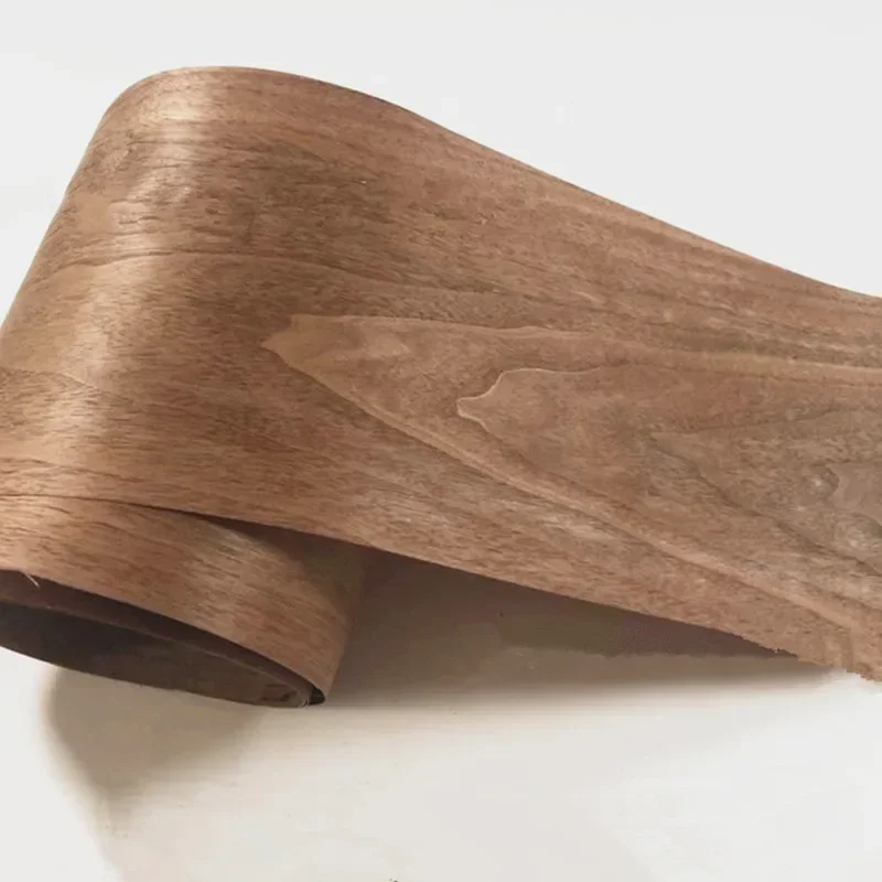 1 rol 250cm natuurlijke zwarte walnootfineer dunne handgemaakte doe-het-zelf massief houten decoratieve panelen luidsprekerrenovatie