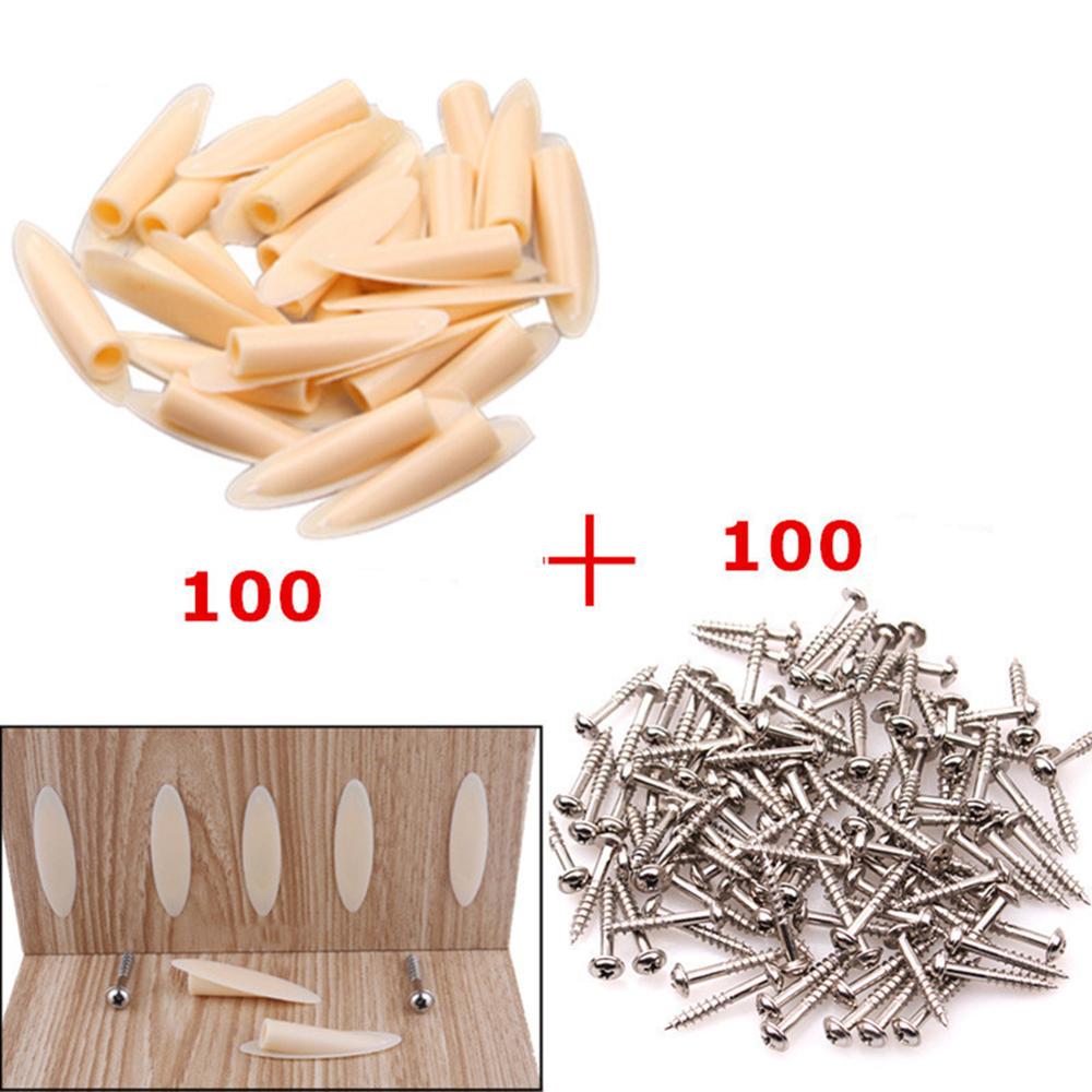 200pcs Pocket Hole Screws and Plugs for Drill Bits Woodworking Pocket Hole Jig Furniture Joining Accessories Hardwood Plug: Orange