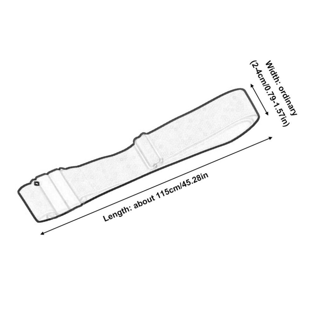 115cm Adjustable Stretch Waist Belt Flat Buckle Non-Slip Simple Elastic Belts Band For Women And Men Pants Clothes Waistband