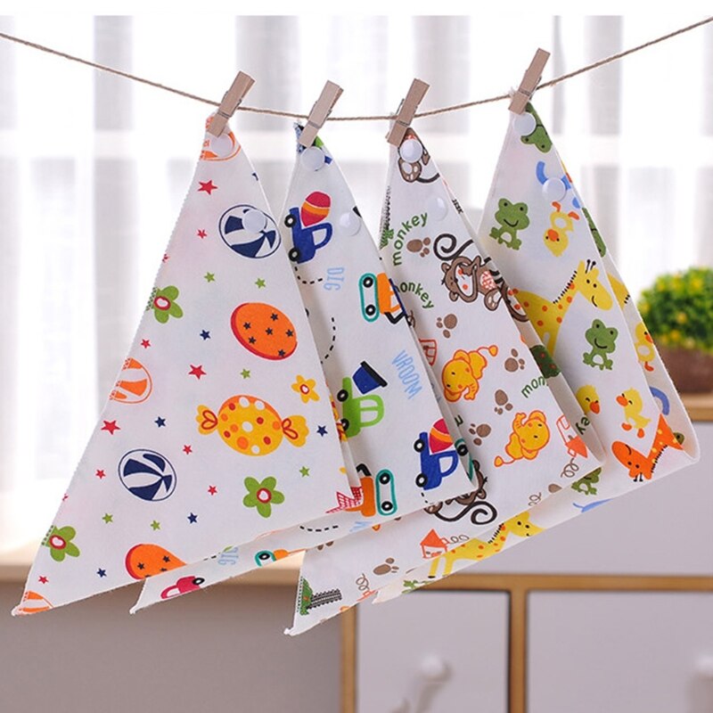 Leuke Baby Kids Slabbetjes Catoon Sjaal Bandana Dribble Feeding Speeksel Zakdoek Handdoek