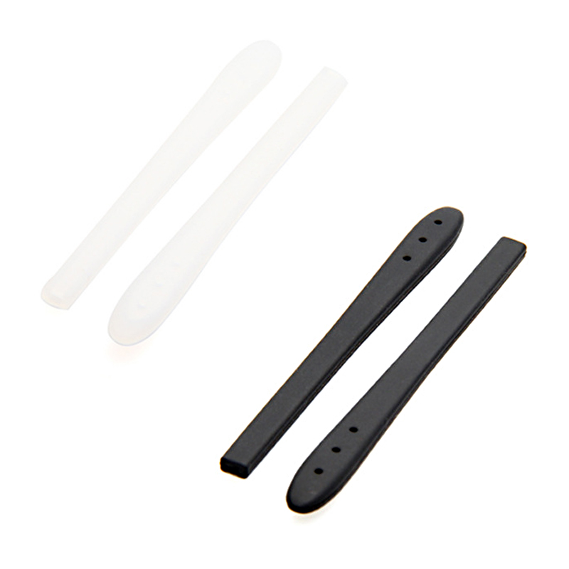 2 Paren/partij Bril Zonnebril Slip Sets Glazen Been Sets Anti Slip Siliconen Oorhaak Tempel Tip Houder Haak Bril Accessoire: black white
