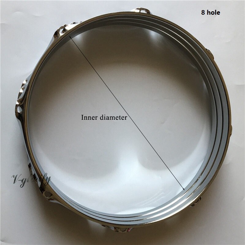 14inch 16inch with 6hole 8hole 10hole drum rim drum hoop 1.2-1.5mm thickness Aluminum Alloy Snare Drum Hoop Ring Rim