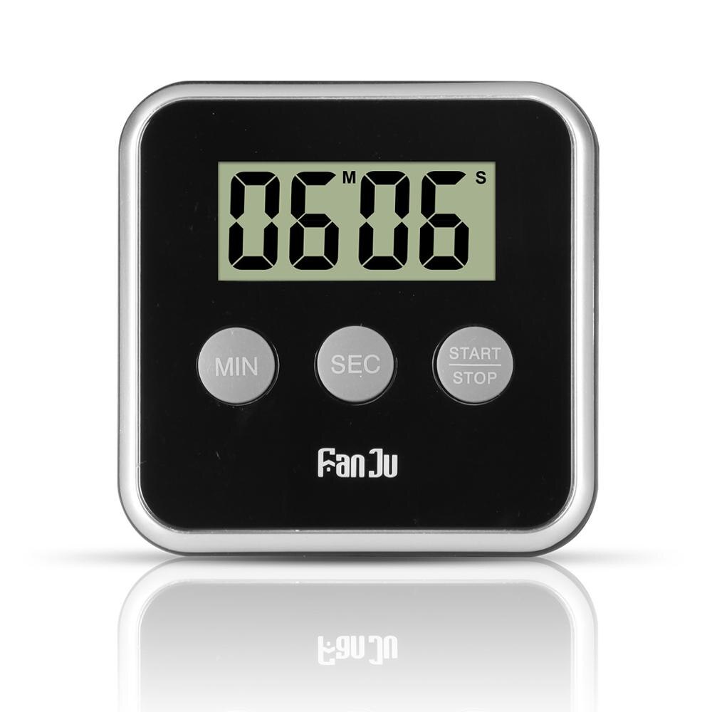 Reloj Digital temporizador digital temporizador y cronómetro digital despertador reloj de mesa escritorio cocina laboratorio temporizador electrónico con imán