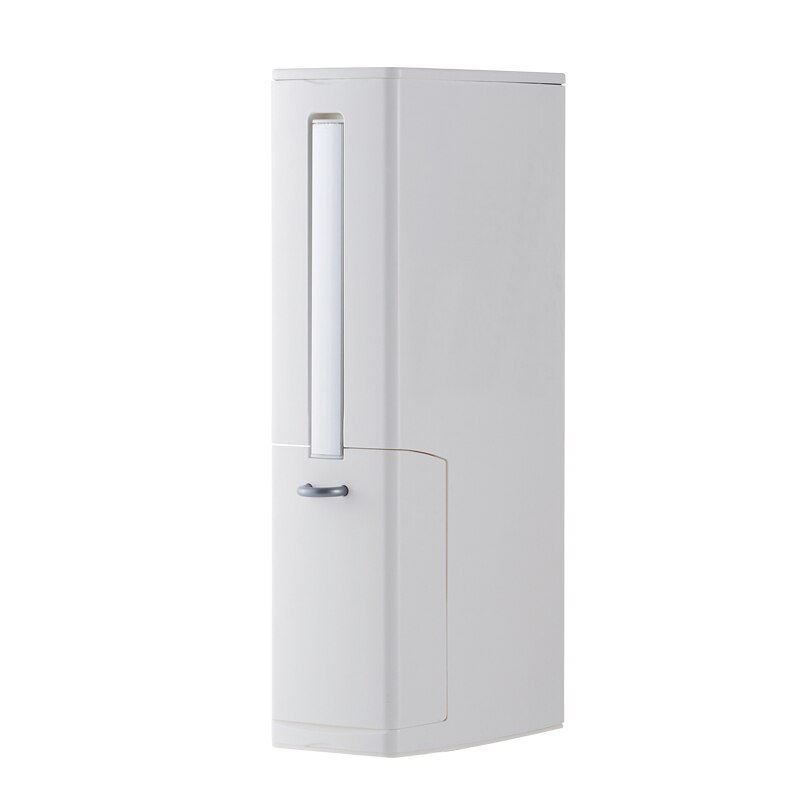 Bathroom Waste Bins Set Trash Bucket Plastic with Toilet Brush Bathroom Dustbin Trash Cans Garbage Bucket Garbage Bag Dispenser