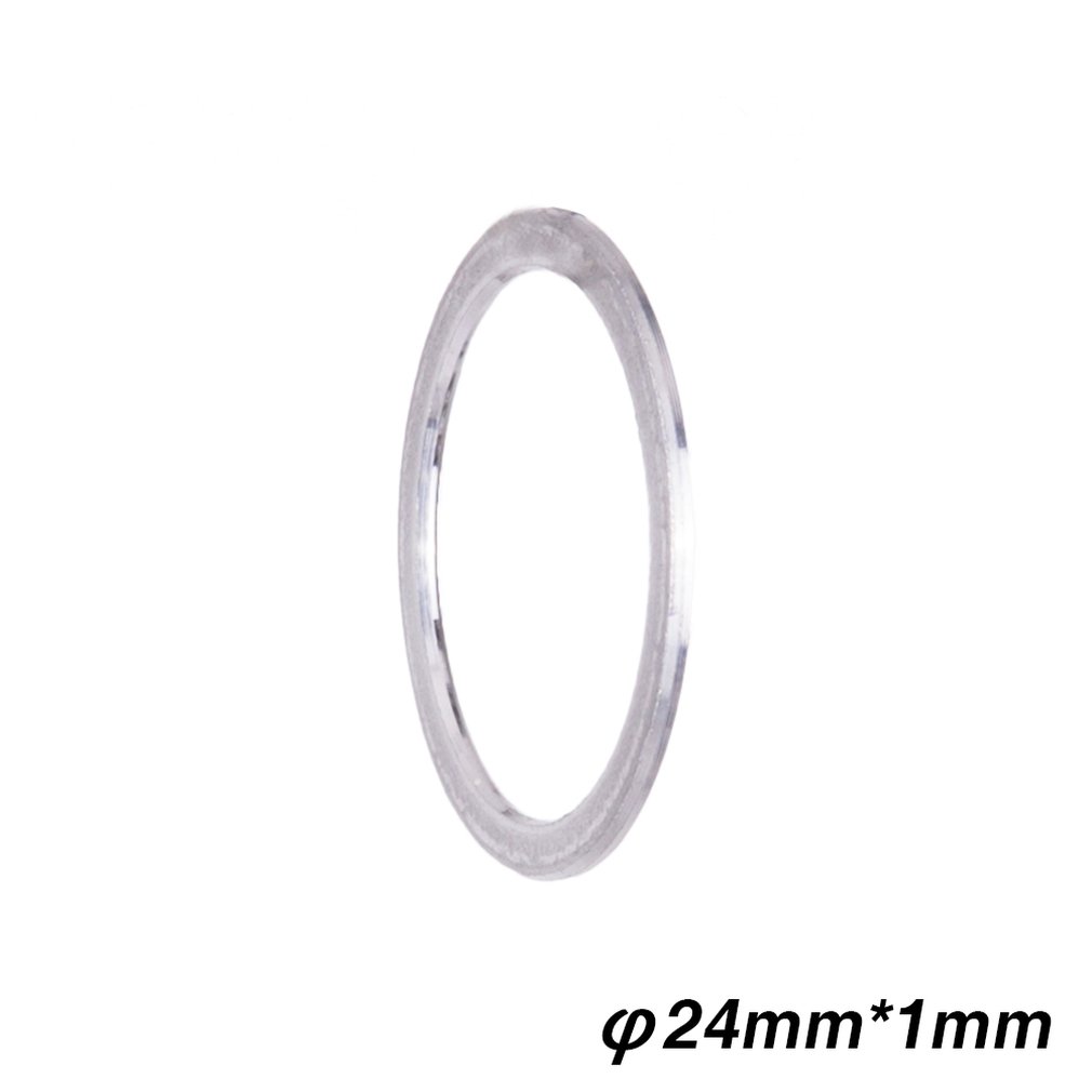 MTB Bike BB Axis Bottom Brackets Washer Thickness 1/2/3mm Crank BB Spacer Diameter 24mm Road Mountain Bicycle Parts