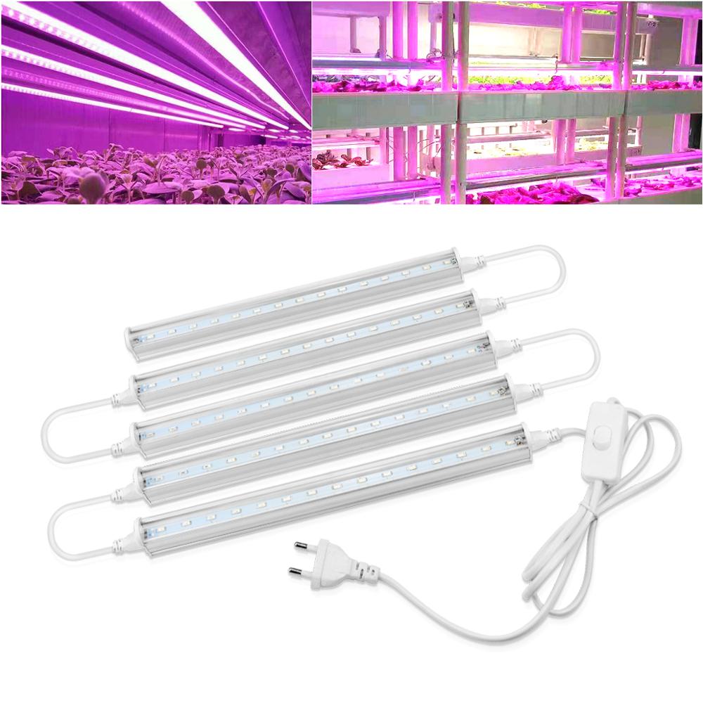 T5 LED Grow Light Tube 30cm 57cm Full Spectrum LED Lamp For Indoor Tent Plant Lighting Hydroponic System Phytolamp Growing Lamp
