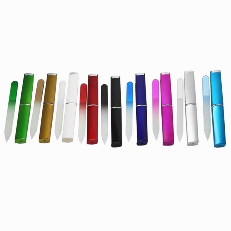 1PC Crystal Glass File Nail Art Files Manicure Nail Files Buffing Grit Sand Fing Nail Art Health Beauty Makeup Tools