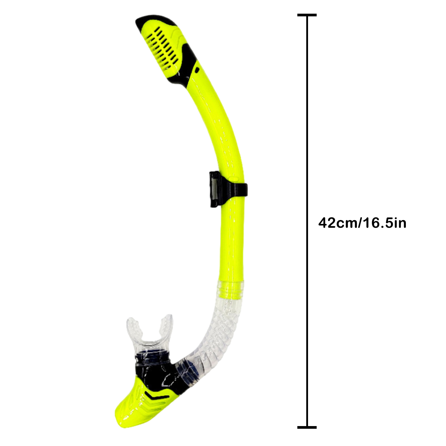Swimming Training Snorkel Comfortable Silicone Snorkeling Single Hose Scuba Diving Adults Teenagers Children Swimming Gear