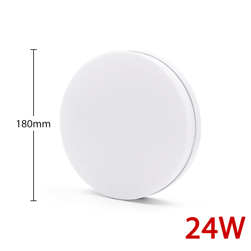 ledet-taklampe 6w 9w 13w 18w 24w 36w 48w utenpåliggende panellampe 85-265v nedlys moderne ufo-lampe til belysning av hjemmet: Kald hvit / Lilla