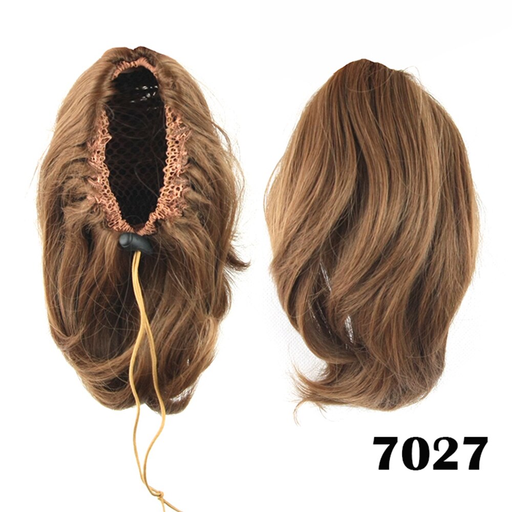 Soowee Brown Black Synthetic Hair Ponytail Clip In Hair Extension Hairpieces for Hair My Little Pony Fairy Tail Horse Chignon: #27