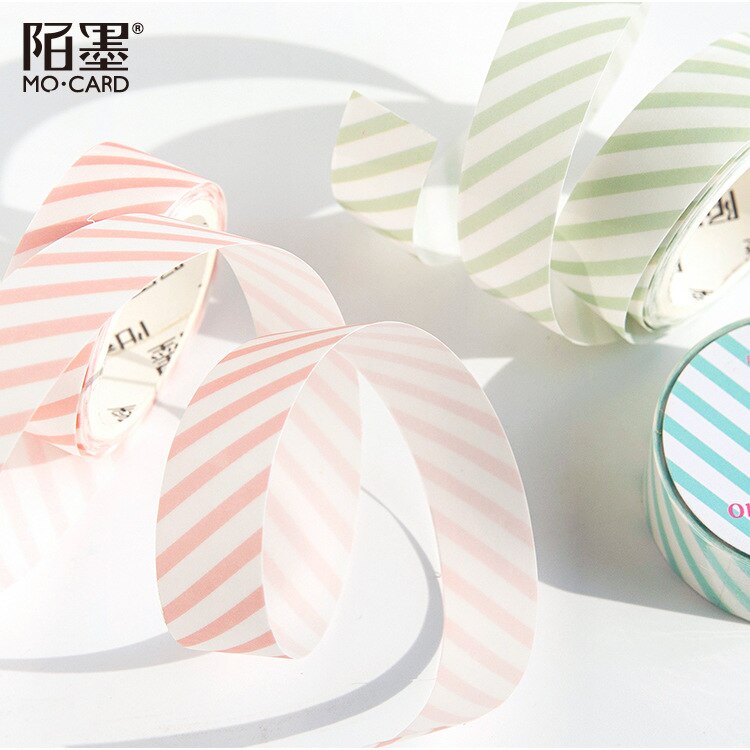 1 Pcs Washi Masking Tapes Diagonaal Check Serie Decoratieve Adhesive Scrapbooking Diy Papier Japanse Stickers 3 M