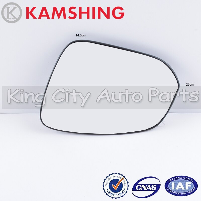 CAPQX para Toyota RAV4 espejo retrovisor lateral espejo retrovisor para coche lente de reversa con calefacción o no