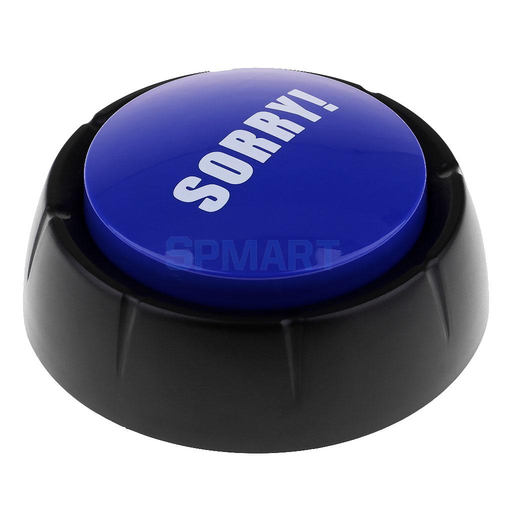 Learning Resources Dome Shaped Sound Buttons Party Game Show Answer Buzzers ''YES'' Novelty Toys for Pub Bar KTV 4 Colors: Blue