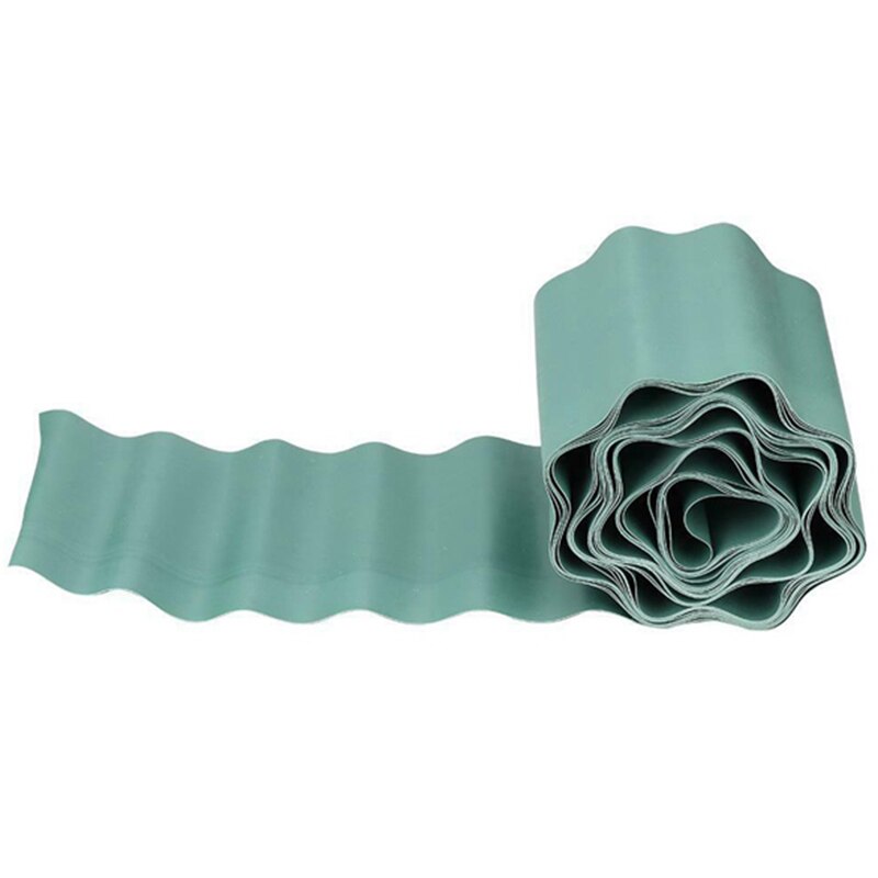 Garden Lawn Edging Strip Flexible Plastic Decoration Border Courtyard Fence 9X15M