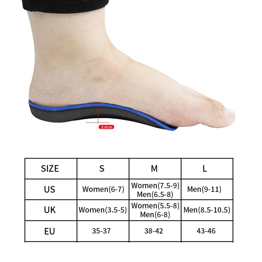 Plantillas ortopédicas para pies planos con soporte de arco 3/4 3 angni, plantillas ortopédicas para zapatos, dolor de talón, fascitis plantar, hombres y mujeres.