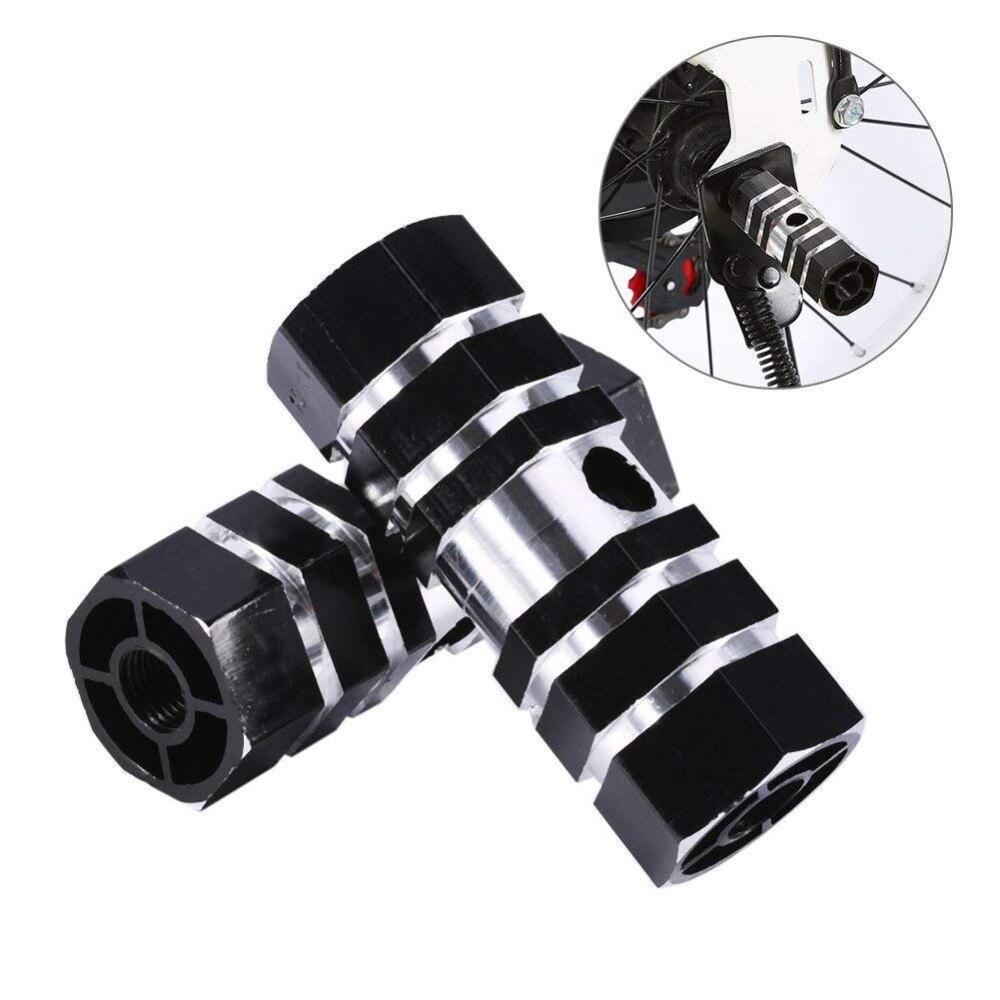 Pedales para bicicleta de montaña, 1 par, cilindro de ángulo sexi de 3/8 ", piezas para bicicleta de montaña de aleación de aluminio, reposapiés BMX, #281094