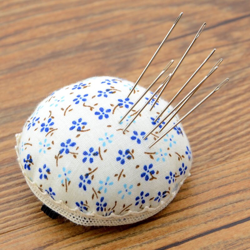 1Pc Bal Vormige Diy Craft Naald Pin Kussen Houder Naaien Kit Pincushions Polsband Pin Kussen Thuis Naaien Levert