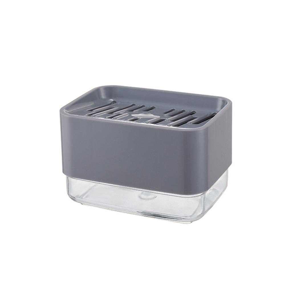 330Ml Afwasmiddel Dispenser Automatische Vloeibare Borstel Levert Afwassen Druk Zeep Badkamer Doos Keuken Doos: b