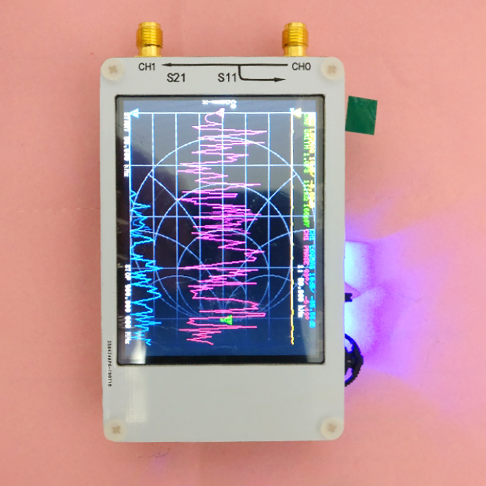 Kannettava 50 khz -900 mhz digitaalinen digitaalinen vektori verkkoanalysaattori lyhytaalto mf hf vhf uhf antennianalysaattori seisova aalto