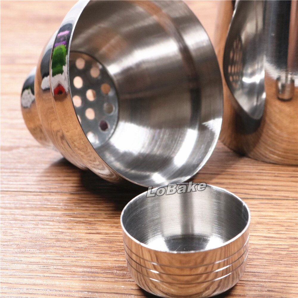 250ml thickened cocktail shaker stainless steel protein shaker bottles wine mixer milk shakers for bar tools and equipments