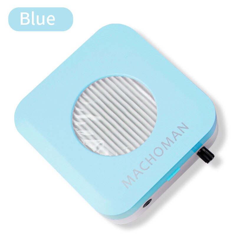 Aspirateur à ongles 60W aspirateur à ongles aspirateur à ongles faible bruit ventilateur à ongles forte aspiration manucure outils aspirateur pour manucure: 60w blue cleaner