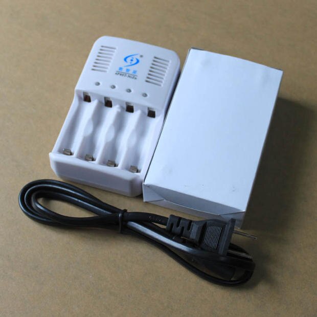 8 ports channels tanks1.2v Ni-MH and 1.6v NiZn aa aaa Rechargeable BATTERY CHARGER auto stop charging overcharge protect: 4-slot charger / EU plug