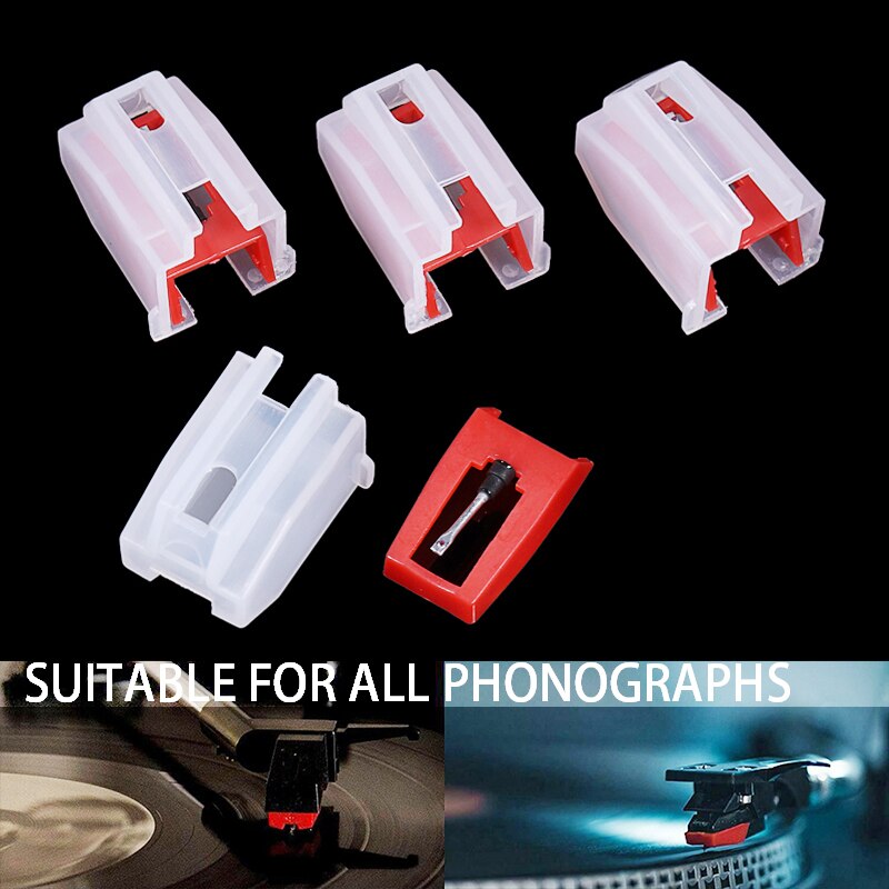 4pcs Suitable For Record Player Replacement Stylus Needle Universal Turntable Dual Moving Magnetic Stereo Vinyl Record Player