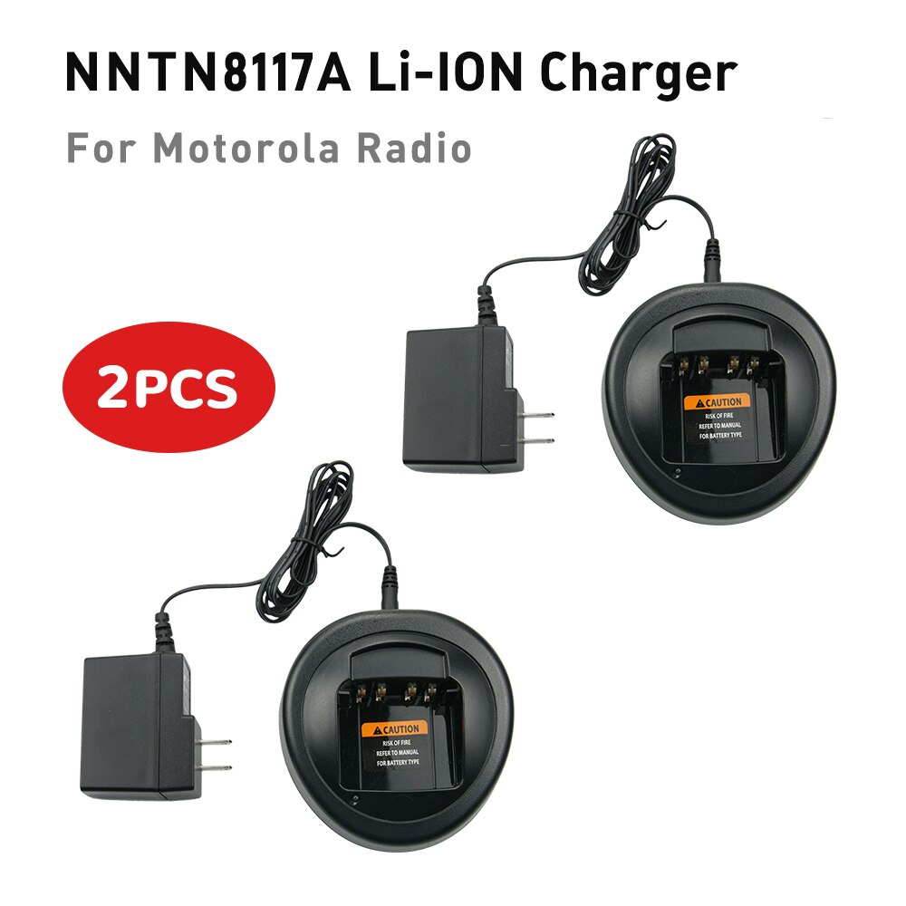 2x NNTN8117A Desktop Charger Voor Motorola XPR3300 XPR3500 DP3400 Xir P8608 Radio PMNN4409 PMNN4066 PMNN4065 Batterij Oplader: US