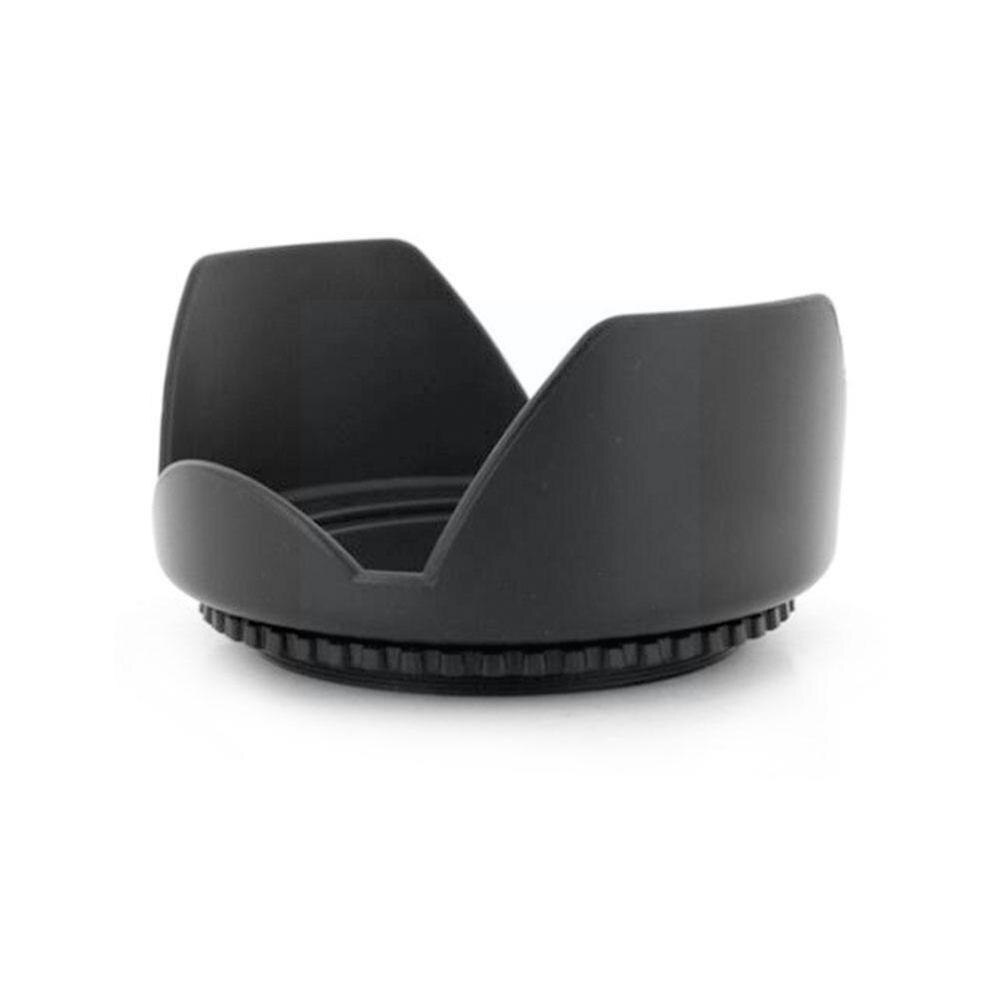 58mm Universal Shaped Lens Hood For 18-55, 75-300, 70-300, 55-250 Camera Lens Accessories C2b7