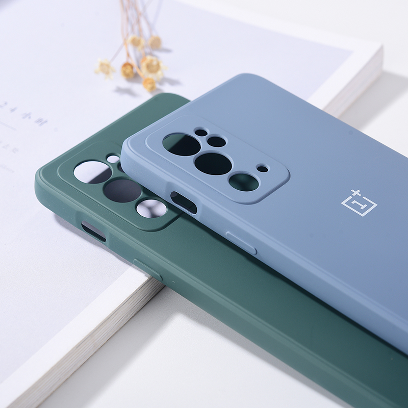 Dla Oneplus 9 9R 9RT etui 1+ 9R 1+9 1+9RT Pokrowiec Funda Oryginalny Płynny Silikon Matowy Miękki Wstrząsoodporny Tylny Zderzak Telefonu muszla