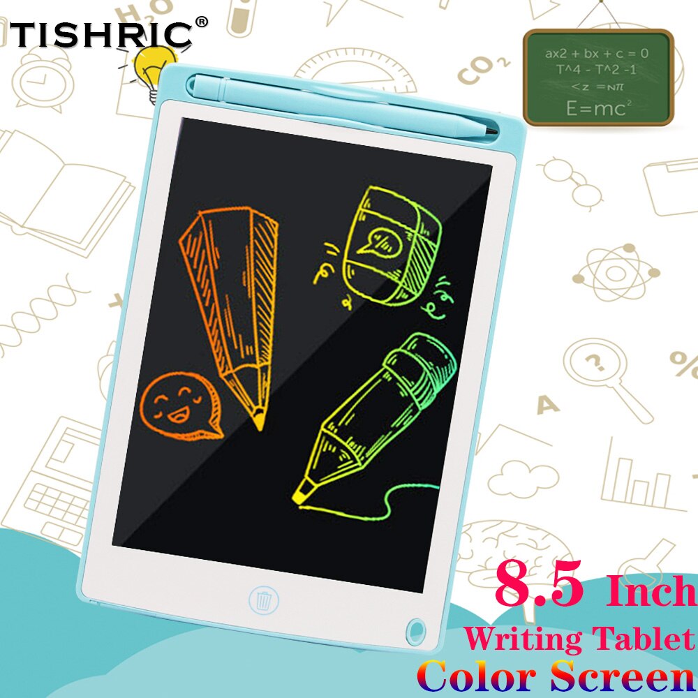 Tishric 8.5 Inch Kleurenscherm Lcd Schrijven Tablet Schrijfbord Met Stylus Pen Digitale Tablet Handschrift Pad Kids