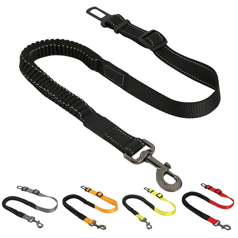 Verstelbare Nylon Huisdier Elastische Gordel Hond Autogordel Veilig Leads Buffer Stretch Leash Voor Midden Grote Huisdieren Hond leash