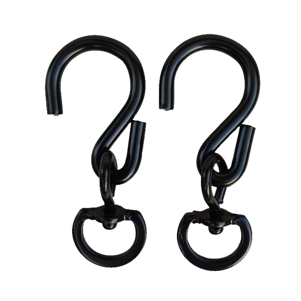 2 Pieces Hanging Basket Hook Swivel Hooks, Great for Hanging Plants, Wind Chimes, Bird Feeders