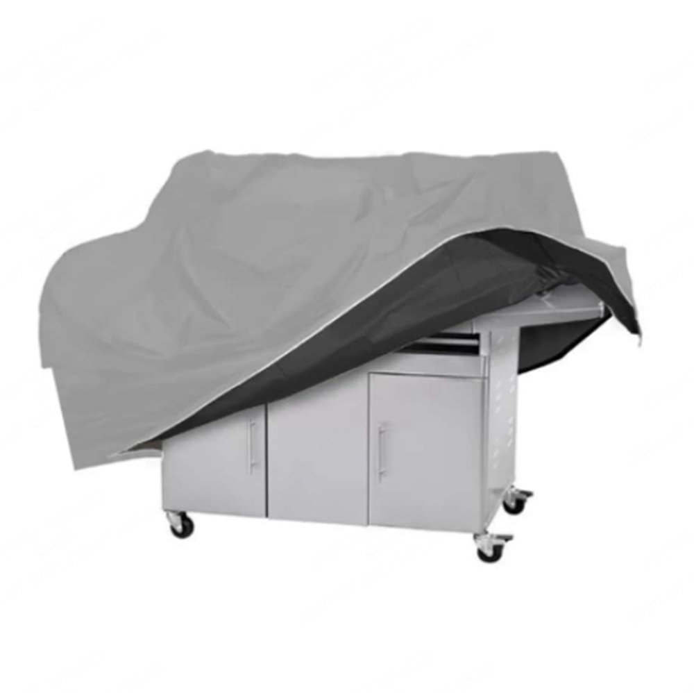 Grillabdeckung für den Außenbereich, robuste Grillabdeckung, staub- und wasserabweisend: Licht Grau / 190*360cm