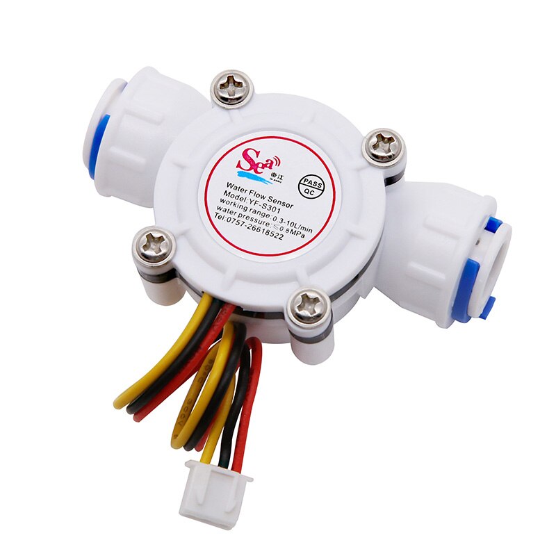 water flow sensor DN8 ND10 0.3-10L/minPE pipe water flow meter 0.3-6L/MIN water dispenser G1/4 inch G3/8inch flowmeter