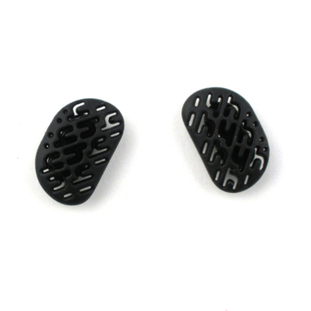 2 Accoppiamenti Del silicone Nero Occhiali da suola Morbido Naselli Scava Fuori Airbag Traspirante Confortevoli Occhiali anti-scontrino pad 2 Stili: A
