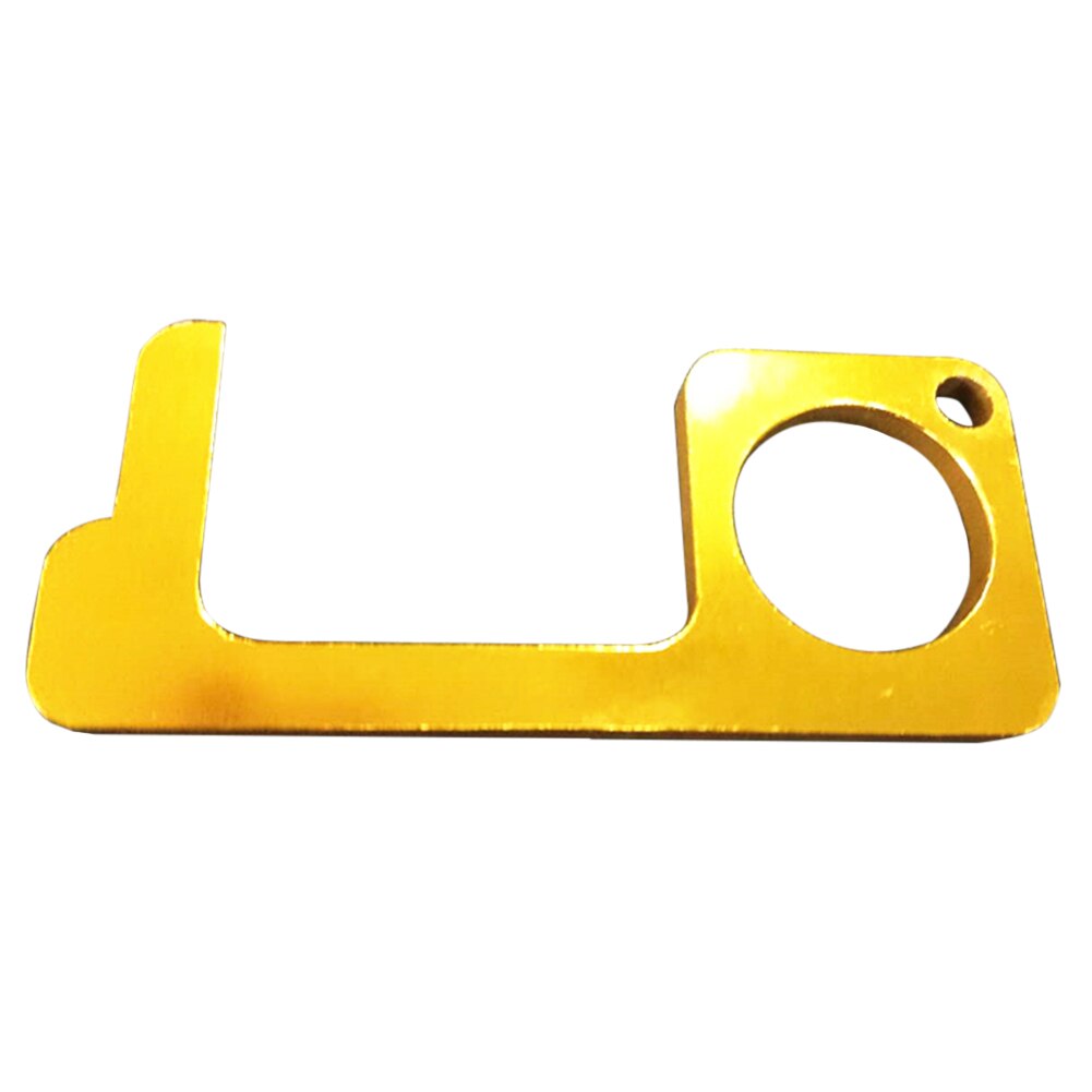 Poignée ouvre-porte fait main sans contact porte-clés hygiénique porte ascenseur artefact porte-clés éviter de toucher la boucle de clé clé propre: Un