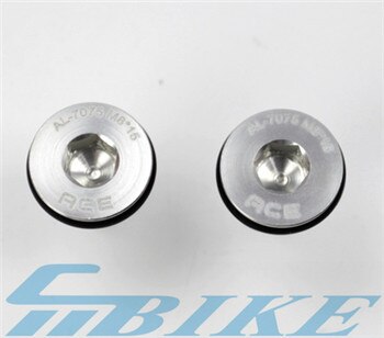 Bicycle middle axle titanium bottom brackets for brompton folding bike 103/107/110/113/119mm titanium shaft 3 colors: M8X15 silver