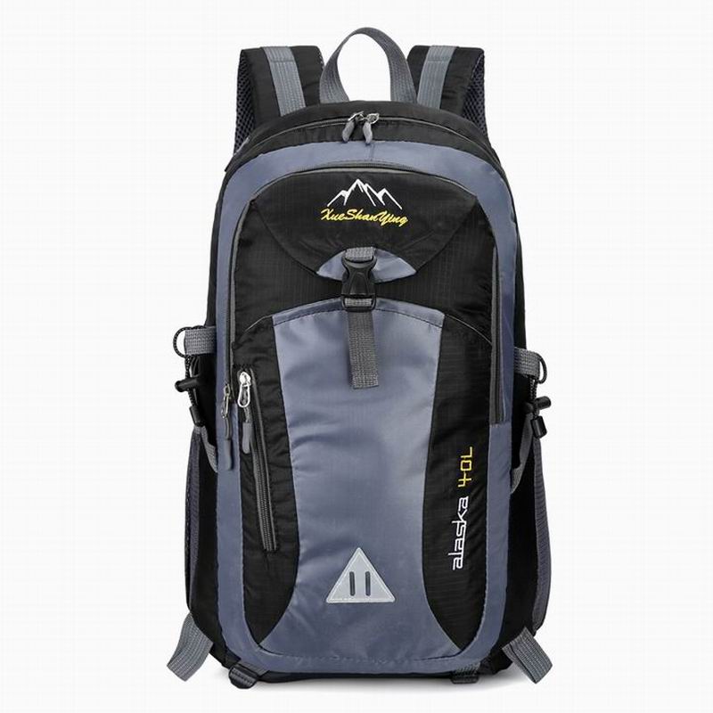 40L unisexe sac à dos étanche hommes Sports de plein air sac à dos montagne escalade sac à dos randonnée Trekking Camping engrenages: Grey