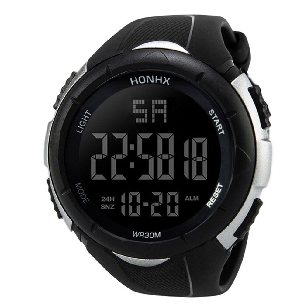 montre numérique hommes femmes antichoc étanche montres-bracelets hommes dames Couple alarme heure montre homme