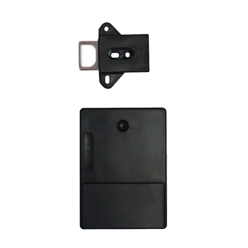 -Black Invisible Rfid Free To Open Intelligent Induction Cabinet Lock Wardrobe Shoe Cabinet Shoe Drawer Door Lock Electroni: Default Title